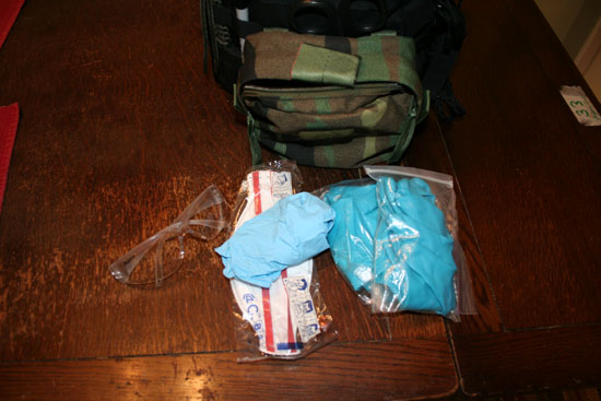 Contents of medical kit