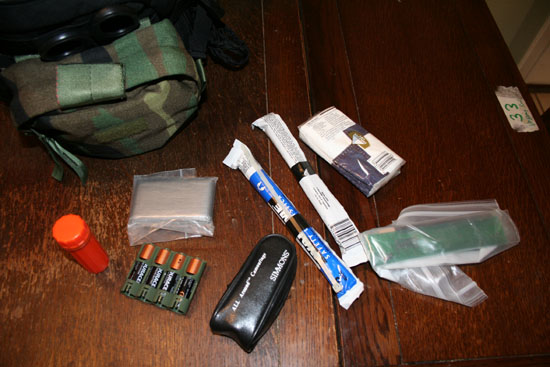 Front pouch contents